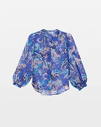 Georgette Paisley Blouse