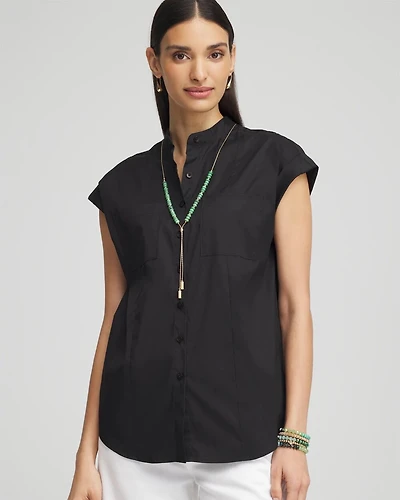 Poplin Patch Pocket Shirt
