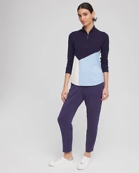 Zenergy® Luxe Colorblock Half-Zip Pullover