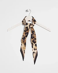Animal Print Skinny Scarf