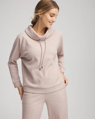 Zenergy® Brushed Cowlneck Pullover