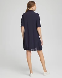 Zenergy® UPF Embroidered Eyelet Bungee Dress