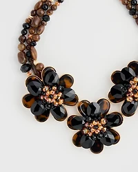 Chico's Originals Flower Bib Necklace