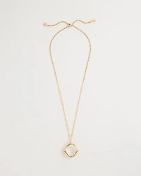 Butterfly Wing Monocle Necklace