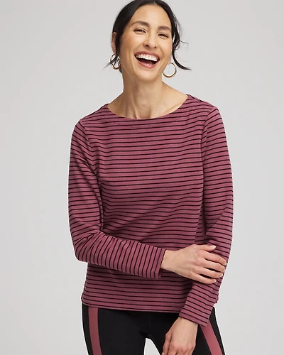 Zenergy® Block Stripe Pullover