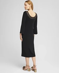 Travelers™ Rhinestone Scoopback Midi Dress