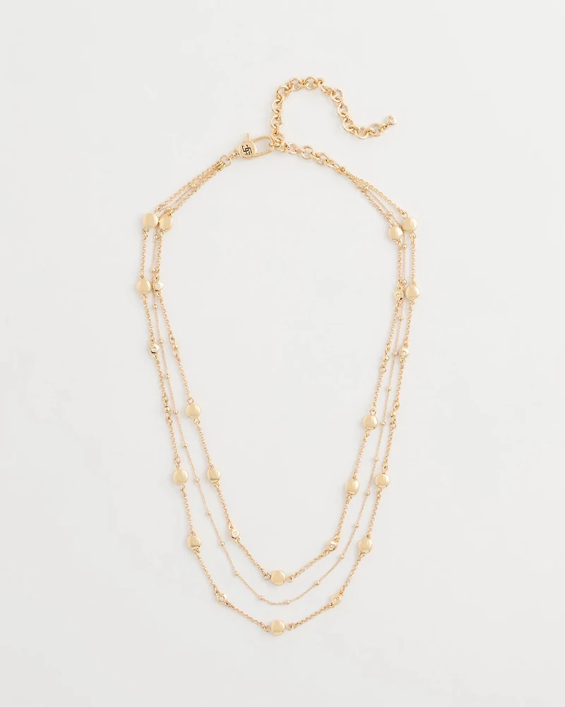 Short Multi-Strand Illusion Necklace
