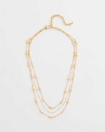 Short Multi-Strand Illusion Necklace
