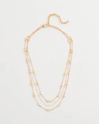 Short Multi-Strand Illusion Necklace