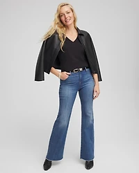 Cotton Stretch 3/4 Sleeve Tee