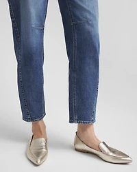 Relaxed Tapered Cropped Jeans