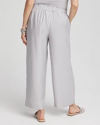 Lightweight Wide Leg Cropped Pants