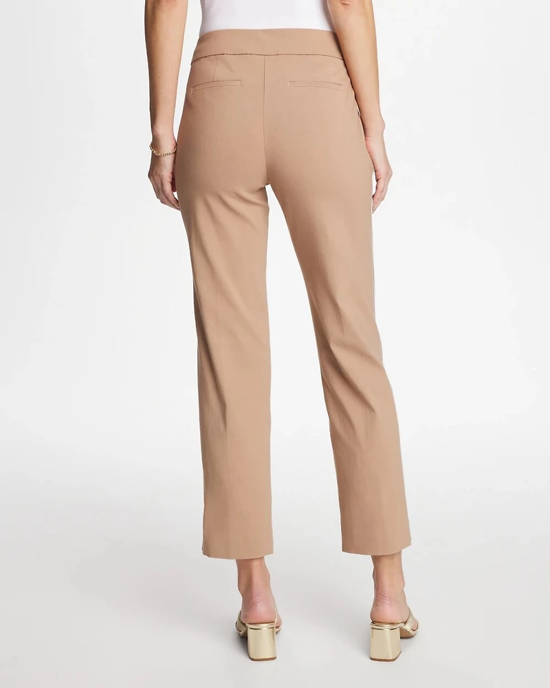 Brigitte™ Piped Straight Cropped Pants