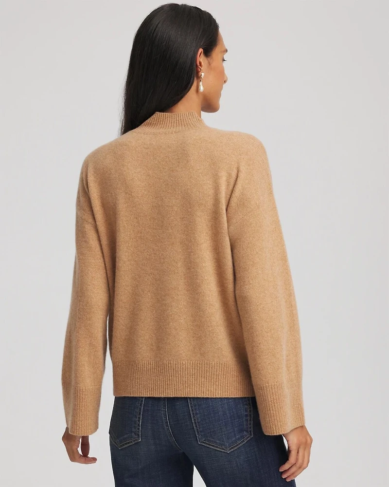 Cashmere Mockneck Sweater