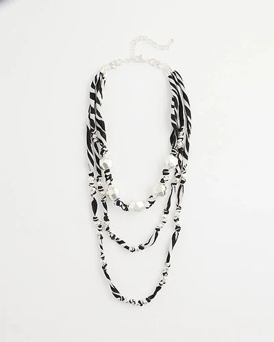 Convertible Zebra Necklace