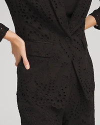 Eyelet Blazer