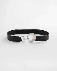 Soft-Stretch Faux Leather Belt