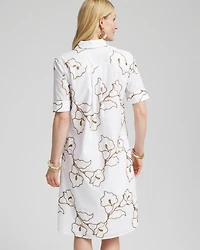 Floral Embroidered Popover Dress