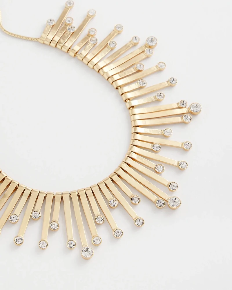 Chico’s Originals Gold Slice & Gem Bib