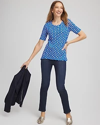 Printed Short Sleeve Pima Tee