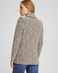 Tweed Sweater Blazer