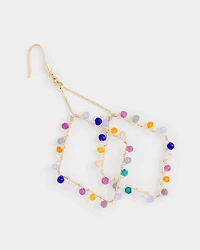 Diamond Shaped Linear Earrings