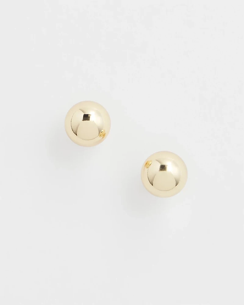 Gold Tone Stud Earrings
