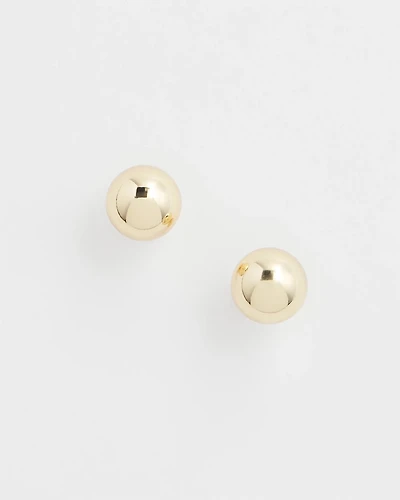 Gold Tone Stud Earrings