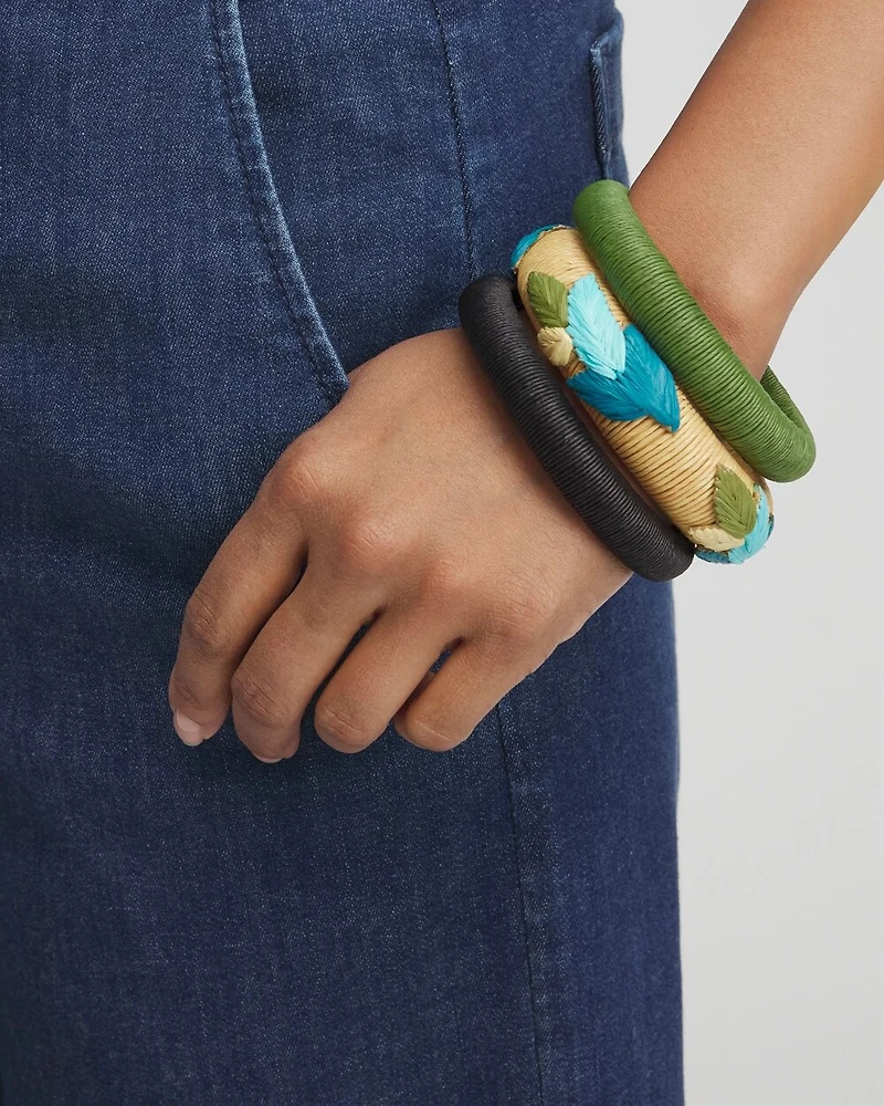 Raffia Bracelet Set