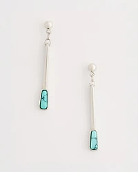 Linear Drop Earrings