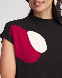 Mock Neck Pullover Sweater