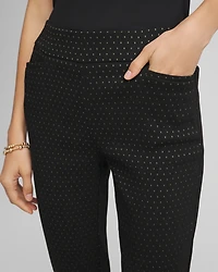 Brigitte™ Slim Ankle Jacquard Pants