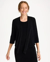 Travelers™ Drape Tie-Front Cardigan