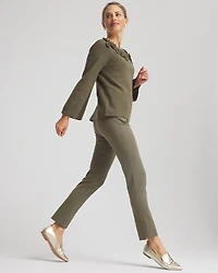 Juliet Slim Trim Detail Ankle Pants