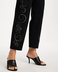 Juliet Embellished Tapered Ankle Pants