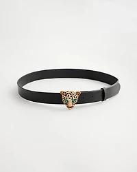 Green Eyed Leopard Trouser Belt
