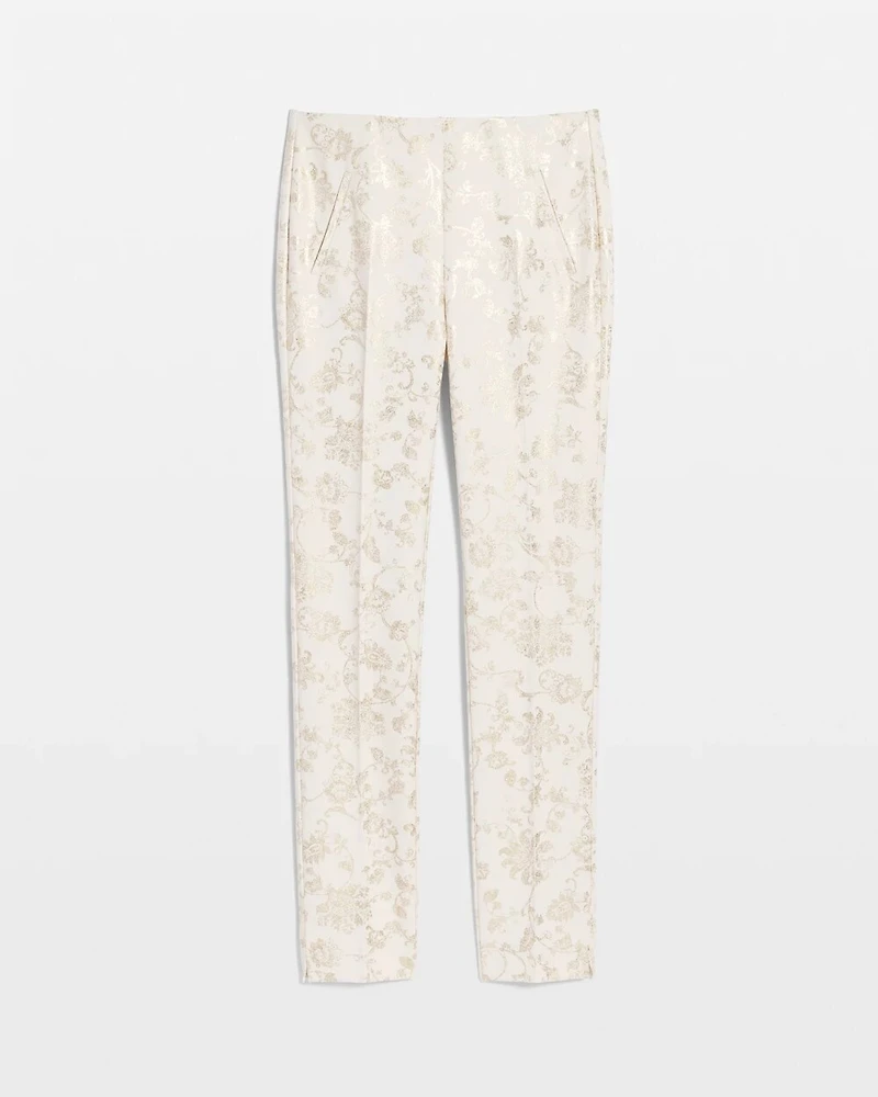 Juliet Foiled Ponte Pants