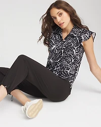 Zenergy® UPF Printed Polo Top