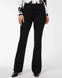 Wide Waistband Flare Pants