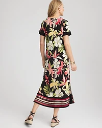 Travelers™ Tropical-Lily Print Dress