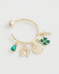 No Droop® St. Patrick's Day Charm Earrings