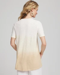 Ombré Short Sleeve Forward-Seam Tee