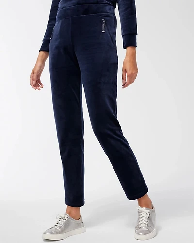 Zenergy® Velour Zip Pocket Pants