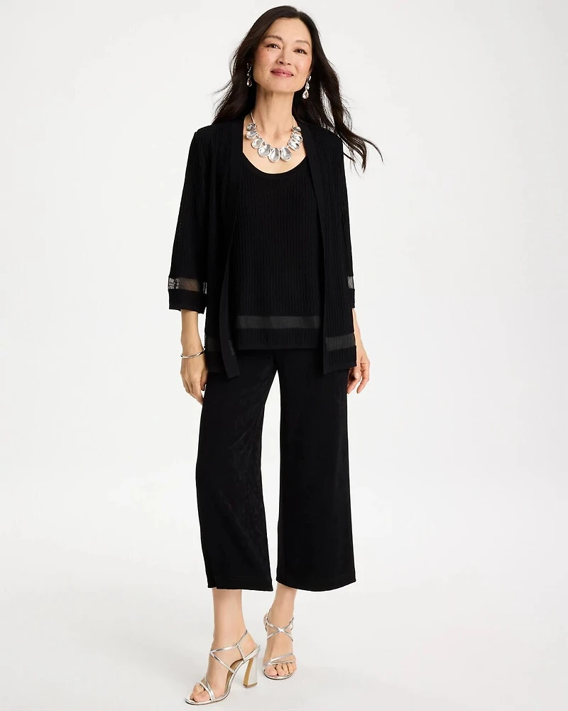 Travelers™ Sheer Stripe Cardigan