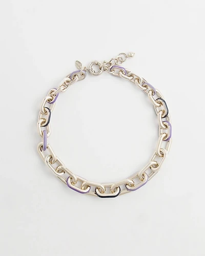 Chain Link Bib Necklace
