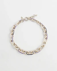 Chain Link Bib Necklace