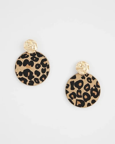 Round Haircalf Earrings