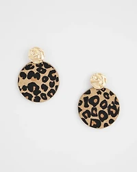 Round Haircalf Earrings