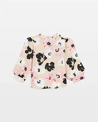 Satin Blossom Burst Top