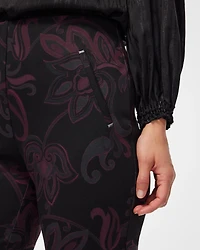 Juliet Ponte Floral Ankle Pants